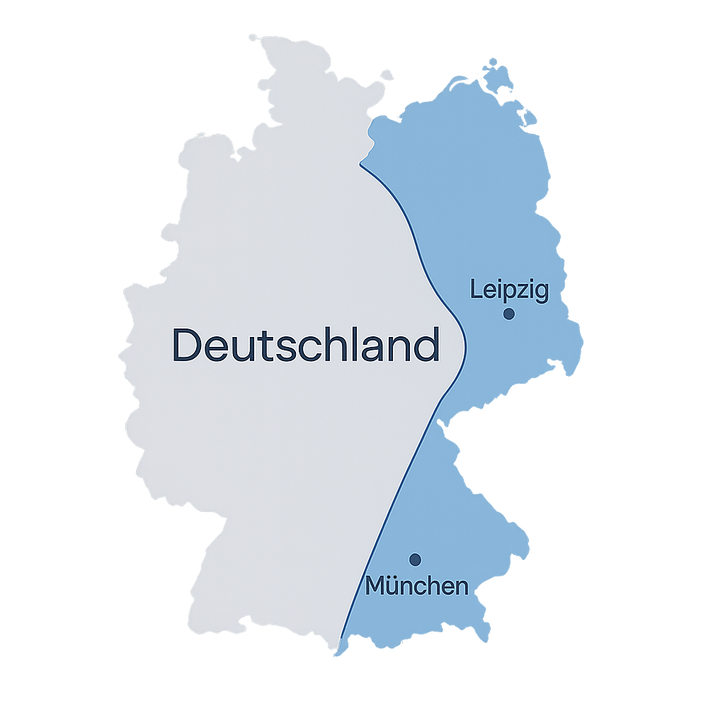 Deutschland - München bis Leipzig